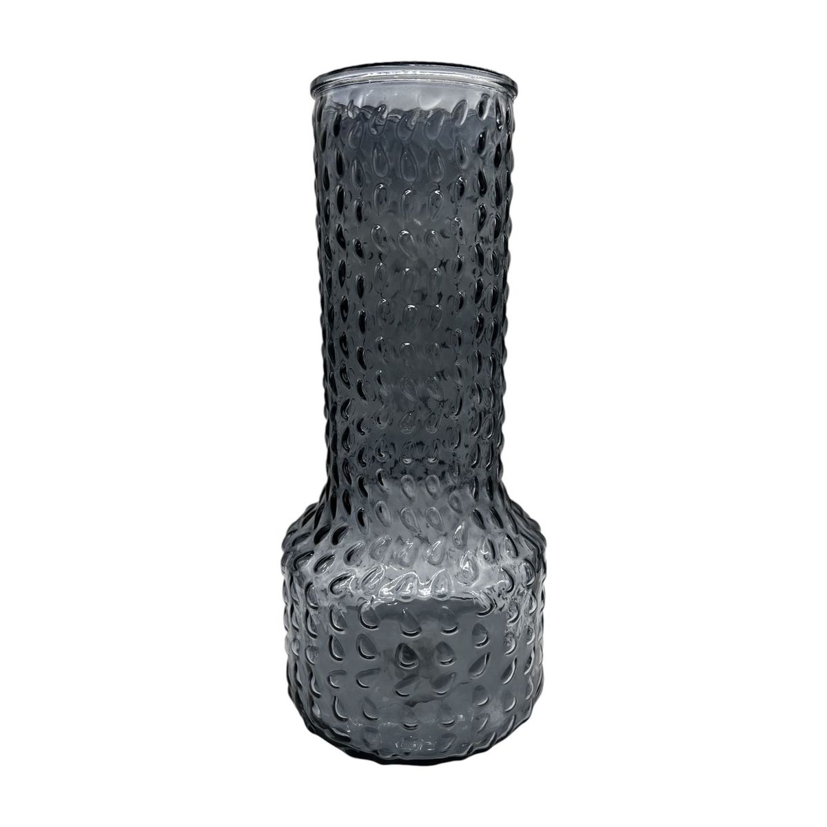 OEM - Florero Jarron Decorativo Vidrio Diseño Puntos 30cm