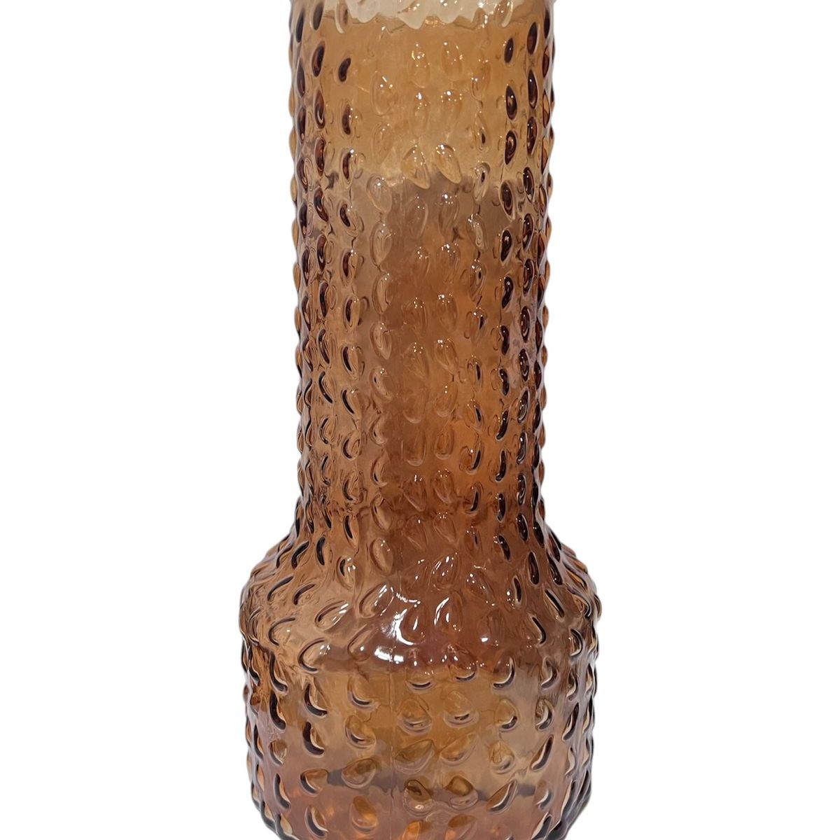 OEM - Florero Jarron Decorativo Vidrio Diseño Puntos 30cm