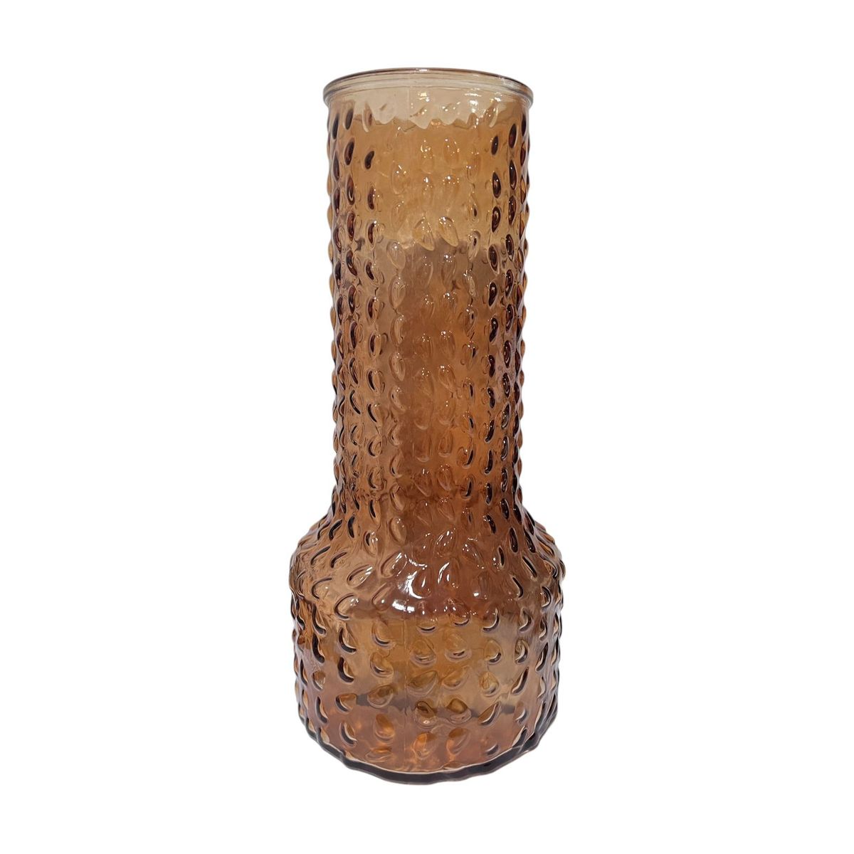 OEM - Florero Jarron Decorativo Vidrio Diseño Puntos 30cm