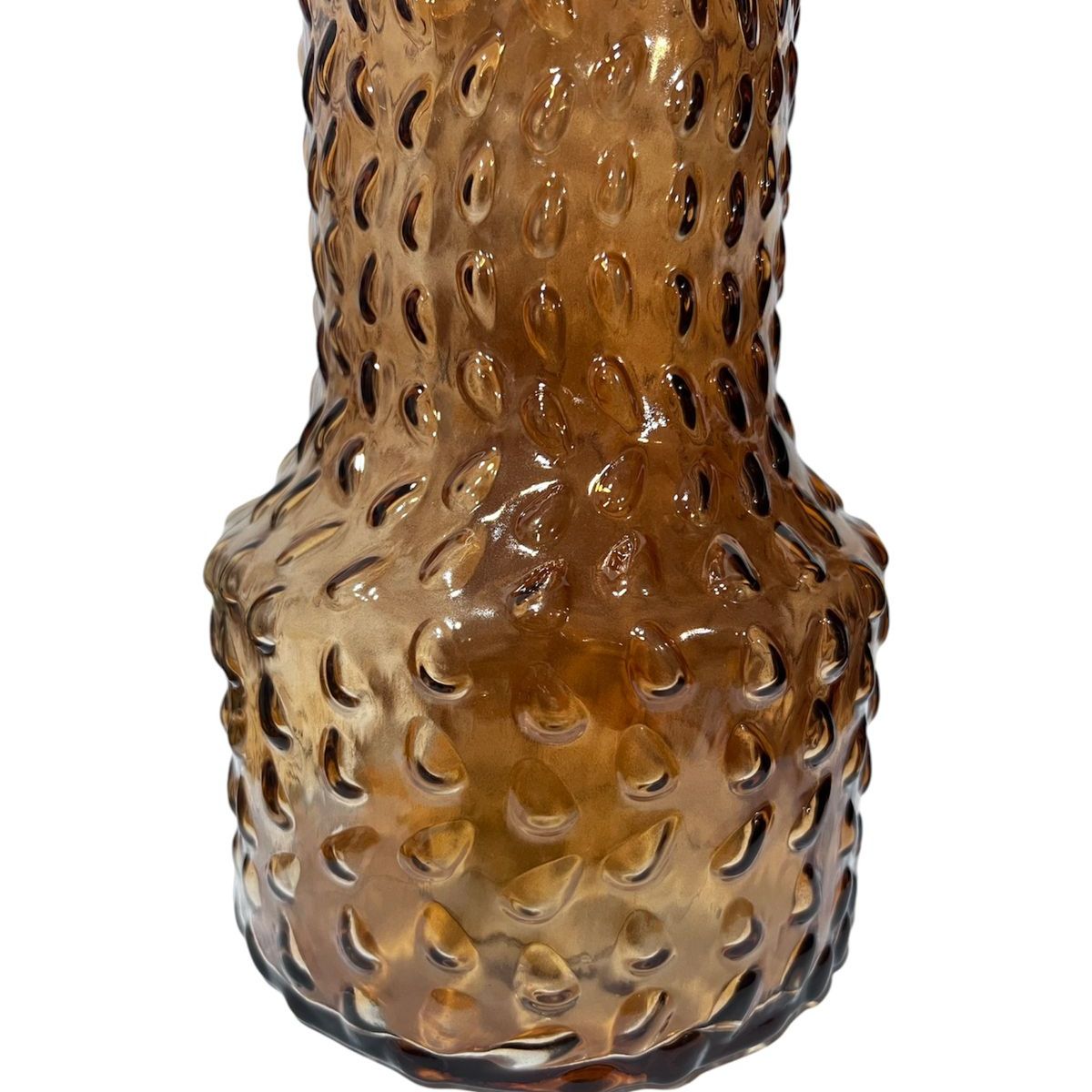 OEM - Florero Jarron Decorativo Vidrio Diseño Puntos 30cm