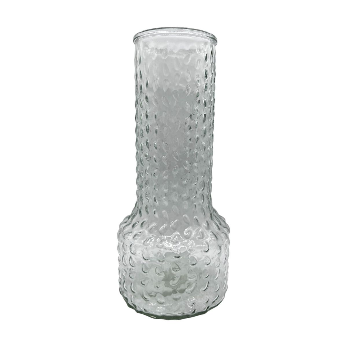 OEM - Florero Jarron Decorativo Vidrio Diseño Puntos 30cm