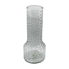 OEM - Florero Jarron Decorativo Vidrio Diseño Puntos 30cm