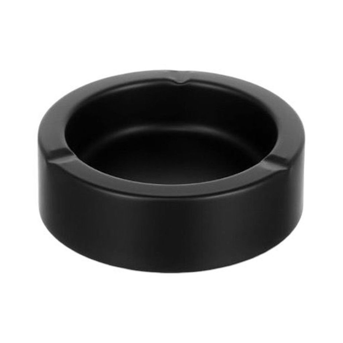 GENERICO - Cenicero Acero Inoxidable Contra Viento Para Hogar Negro