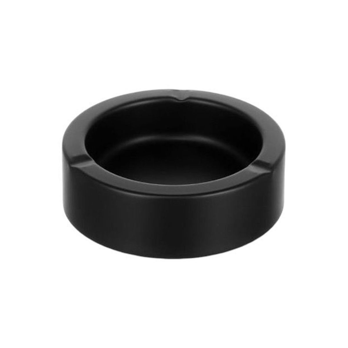 GENERICO - Cenicero Acero Inoxidable Contra Viento Para Hogar Negro