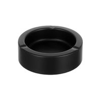 Cenicero Acero Inoxidable Contra Viento Para Hogar Negro