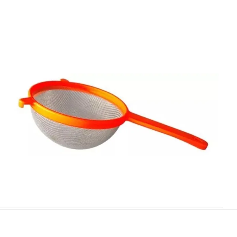 GENERICO - Colador Plástico Naranja Clasico 14Cm
