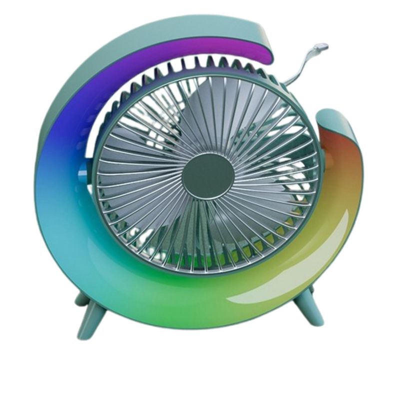 GENERICO - Ventilador Usb De Escritorio Blanco