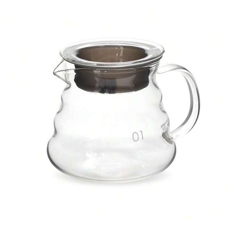 OEM - Jarra Decantadora V60 Jarra Cafetera Vidrio Y Goma 360ml