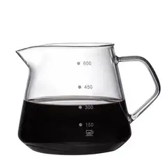 OEM - Jarra Decantadora V60 Jarra Cafetera Vidrio 600ml