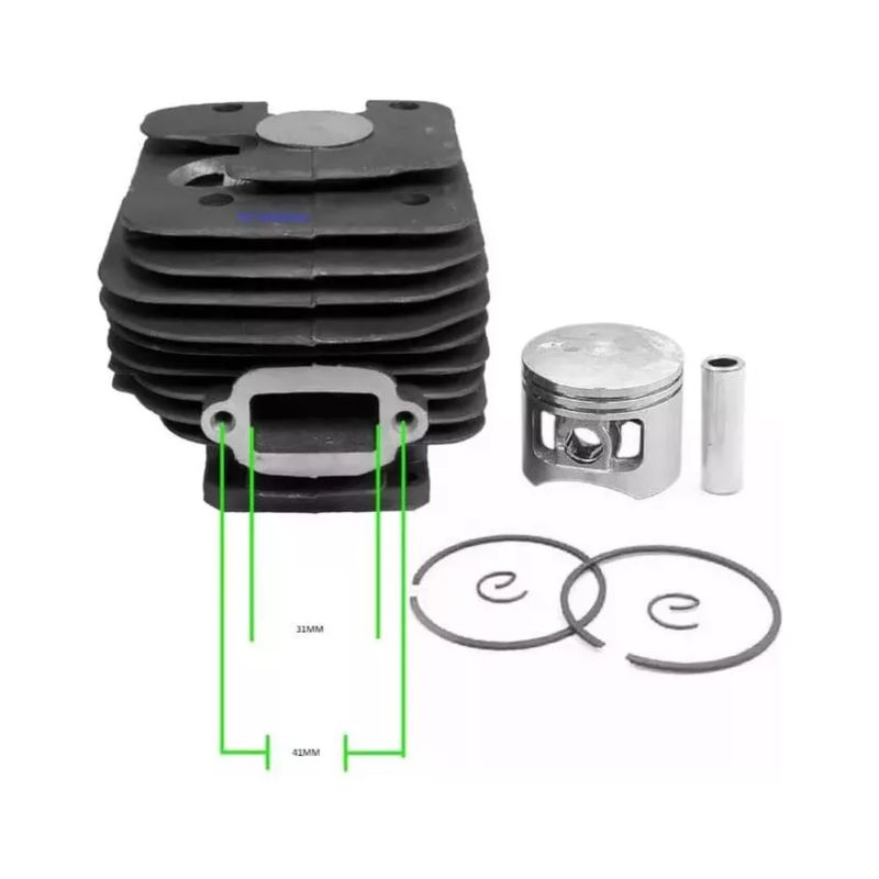 GENERICO - Kit Cilindro Pistón Y Anillos Motosierra Ms381