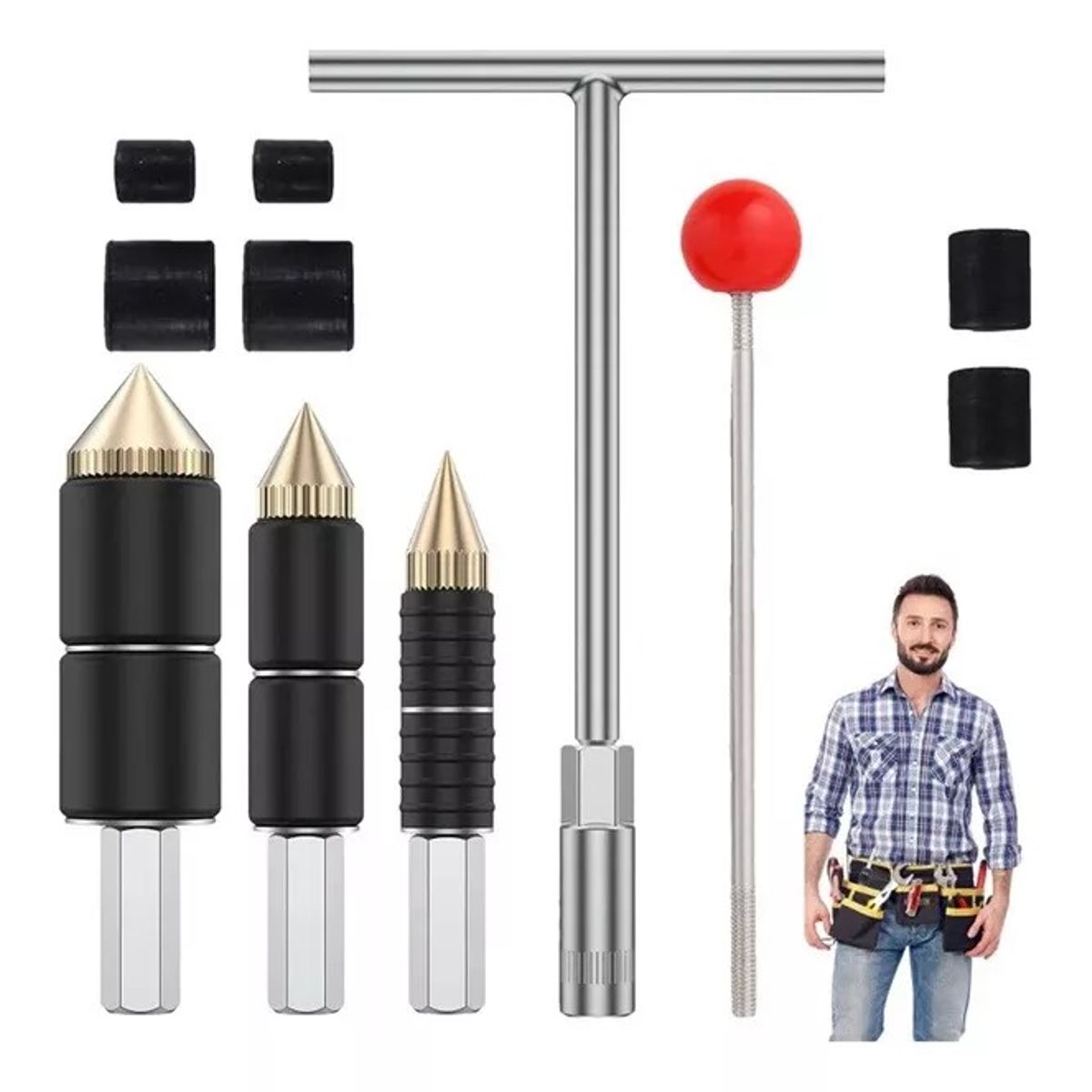 GENERICO - Obturador De Agua Para Ppr 1/2 3/4 Y 1