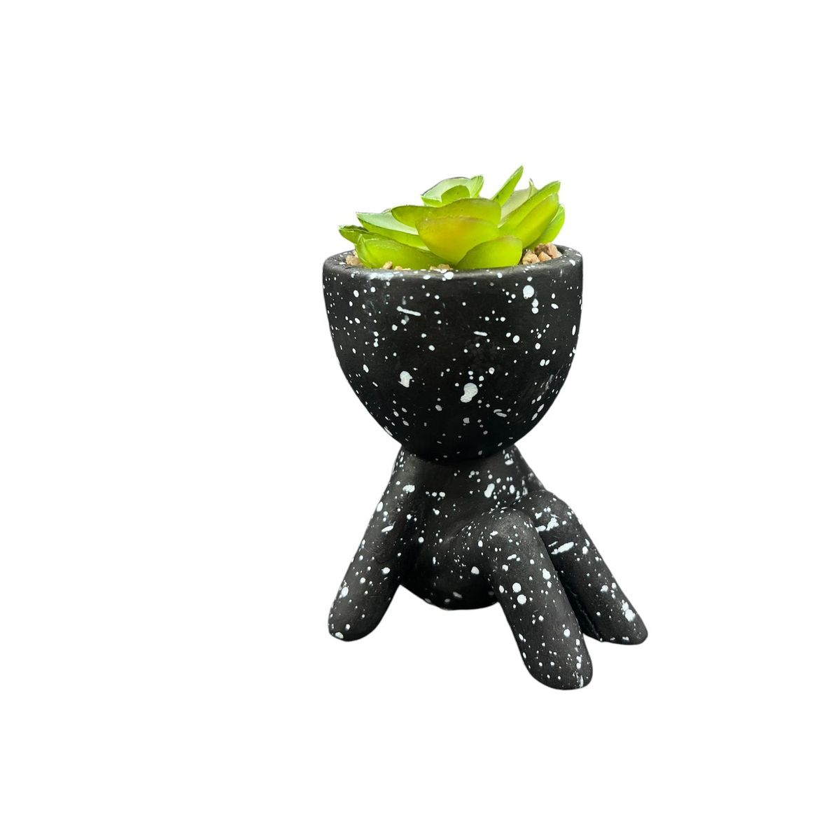 GENERICO - Macetero De Ceramica Planta Artificial Moderno