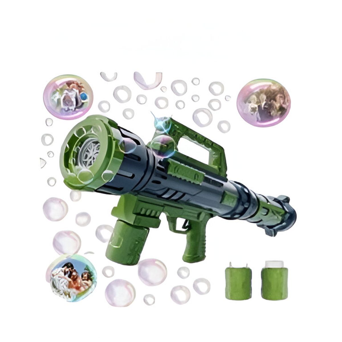 GENERICO - Juguete Pistola de Burbujas Eléctrica