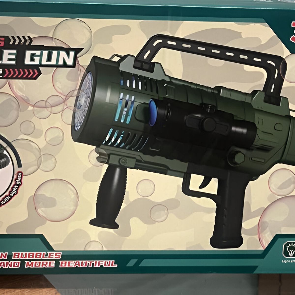 GENERICO - Juguete Pistola de Burbujas Eléctrica