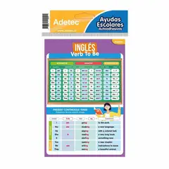 ADETEC - Etiqueta Adhesiva De Ayuda Escolar Inglés