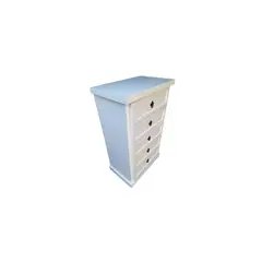CASAHOGGAR - Comoda Rustica Crotona 5 Blanco