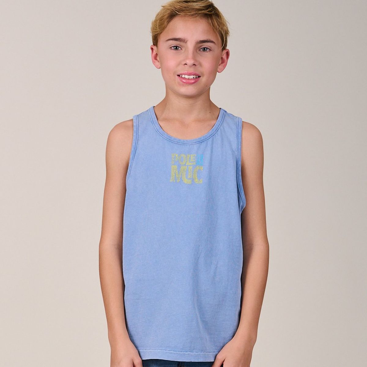 POLEMIC - Polera Musculosa procesada VV1195  - Polemic 