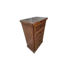 CASAHOGGAR - Comoda Rustica Crotona 5 Chocolate