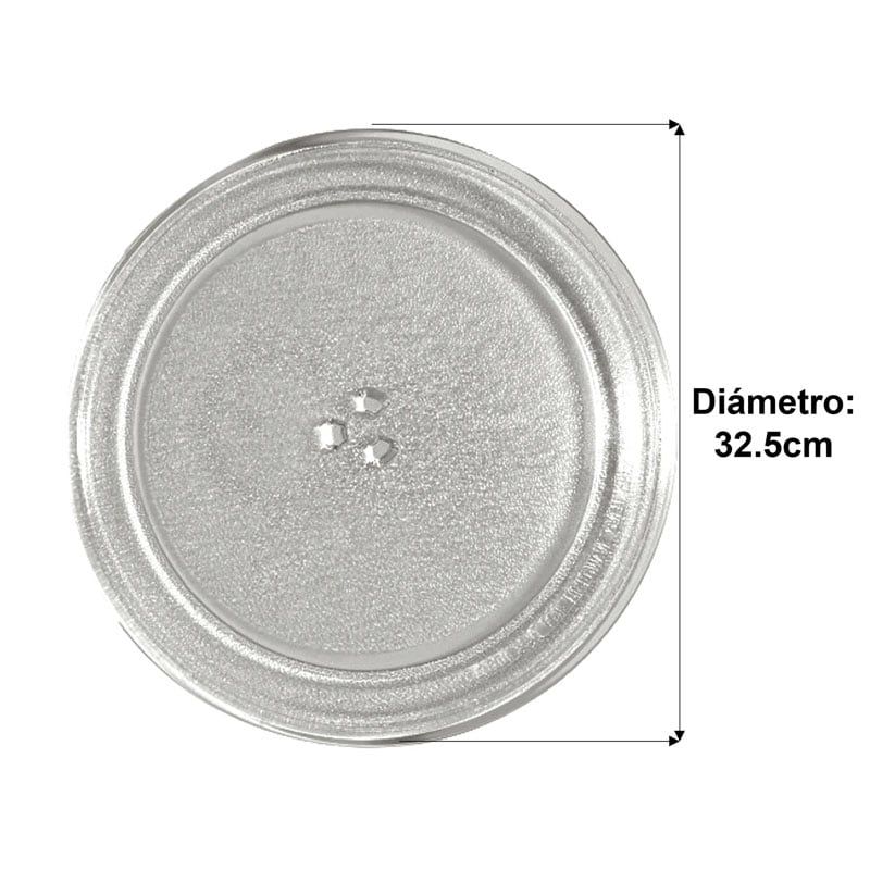 GENERICO - Plato Giratorio Microondas - Diámetro 325cm