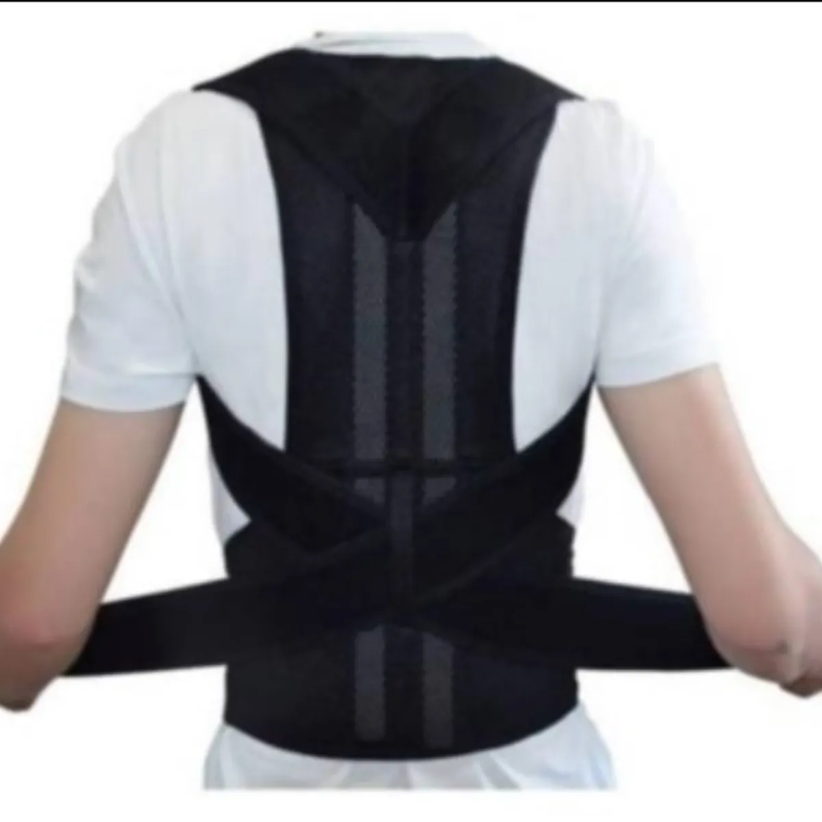 GENERICO - Corrector de Postura Soporte Lumbar - Magnetoterapia - Tallas XL