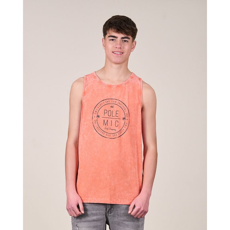POLEMIC - Polera Musculosa procesada VV1396  - Polemic 