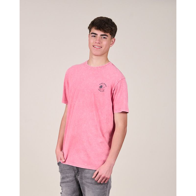 POLEMIC - Polera procesada Retro manga corta VV1361 - Polemic 