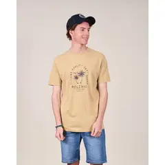 POLEMIC - Polera procesada Retro manga corta VV1362 -