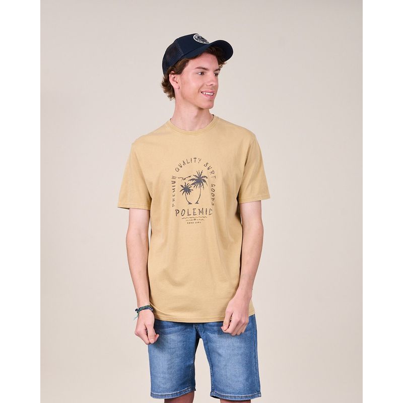 POLEMIC - Polera procesada Retro manga corta VV1362 - Polemic 