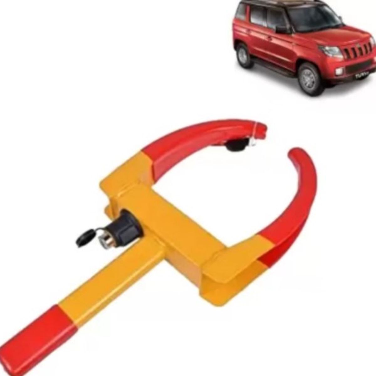 GENERICO - Tranca Volante Traba Rueda Auto