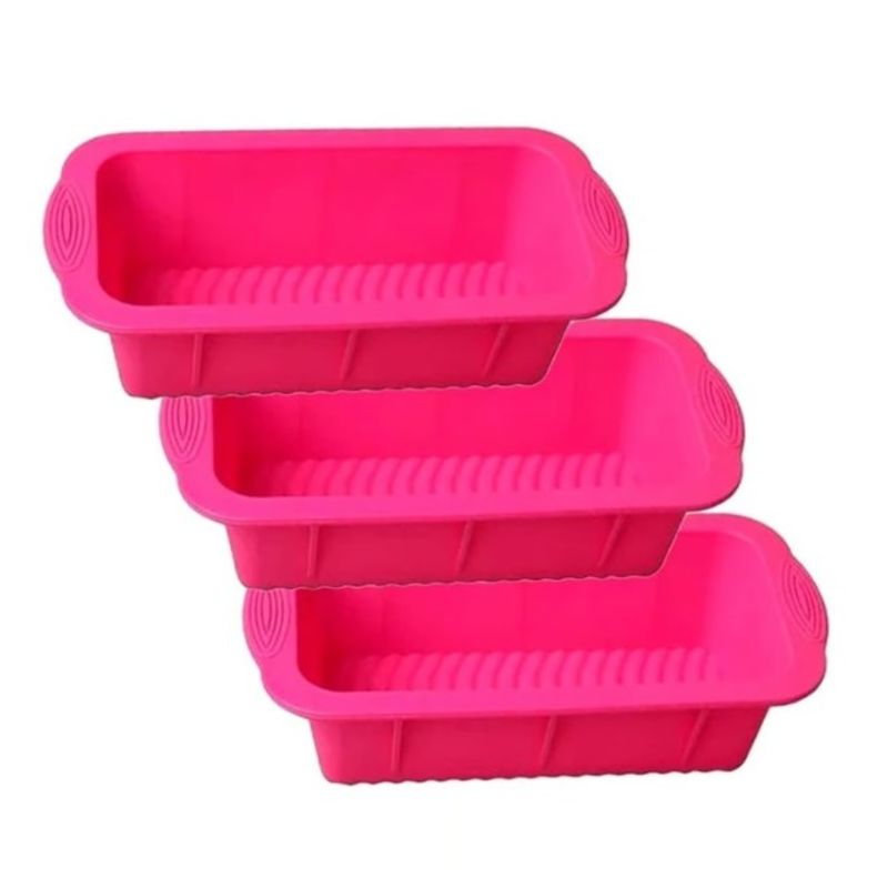 GENERICO - Moldes De Silicona Para Hornear Pan Rectangular