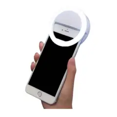 GENERICO - Aro Luz Led Celular Selfie Anillo 3 Modos Iluminación Usb