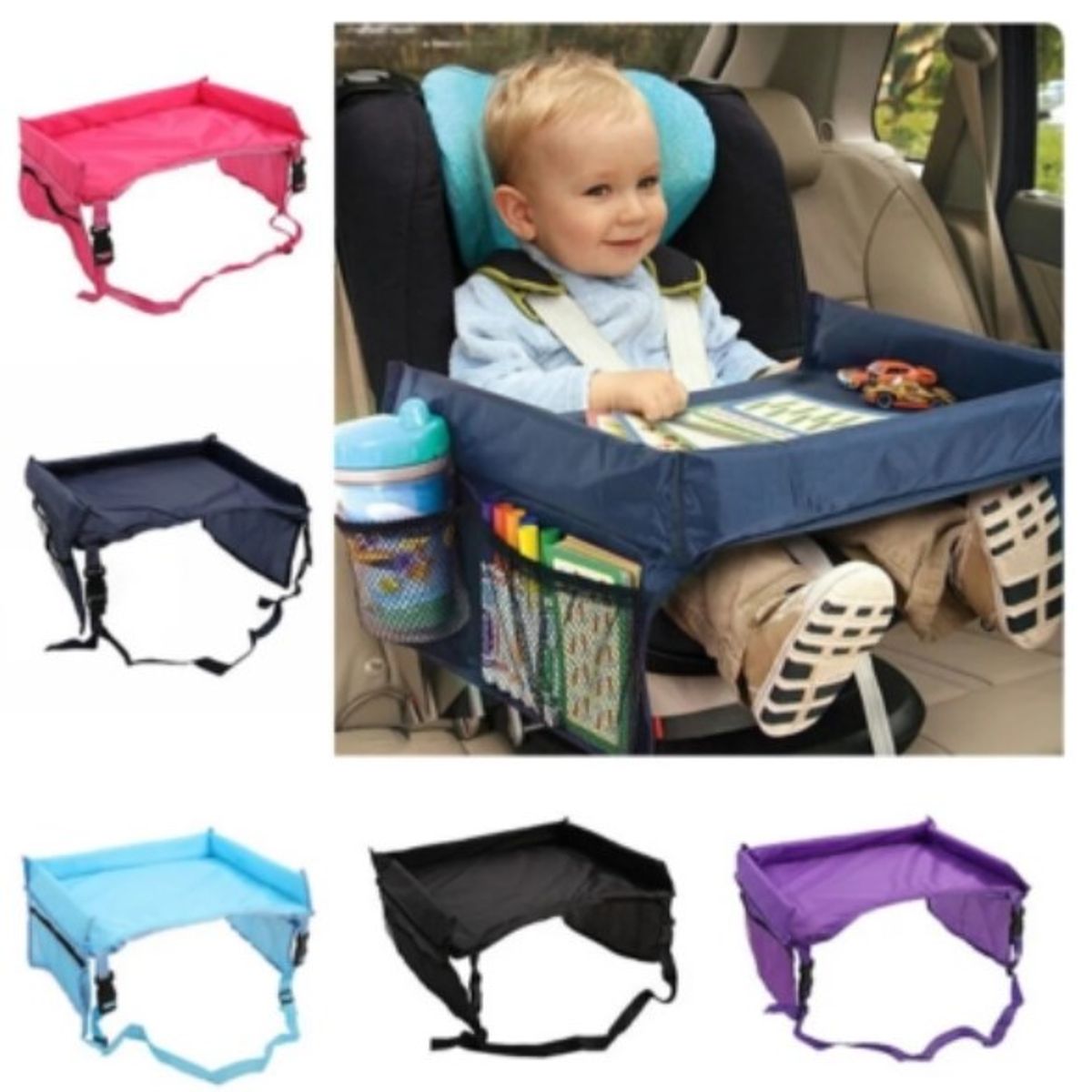 GENERICO - Mesa De Viaje Sillas Para Niños Y Bebes Autos