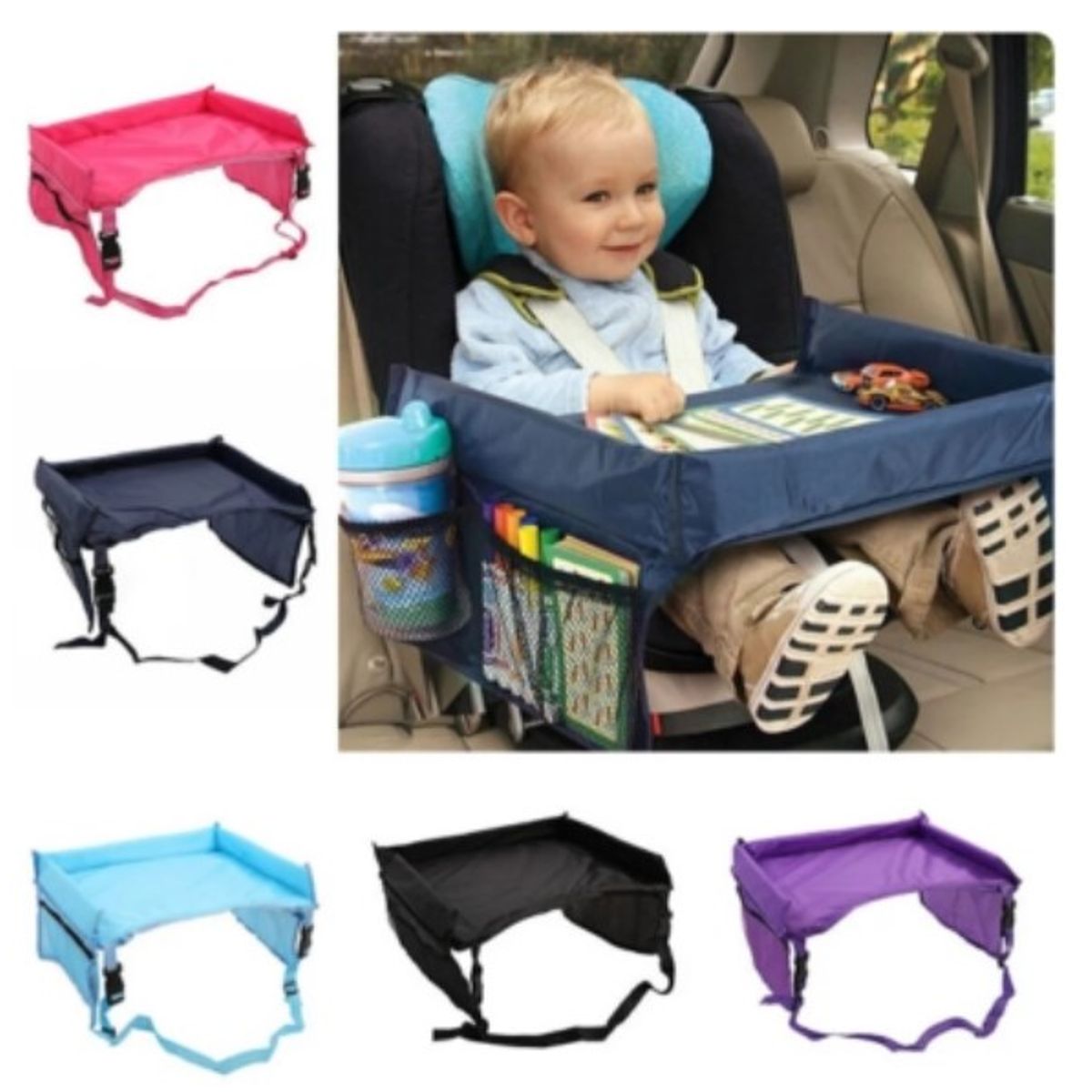 GENERICO - Mesa De Viaje Sillas Para Niños Y Bebes Autos