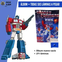 GENERICO - Álbum Transformers rmst 86 + Todas Sus Láminas A Pegar
