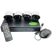 GENERICO - Kit CCTV con 4 Cámaras Full AHD 1080p P2P