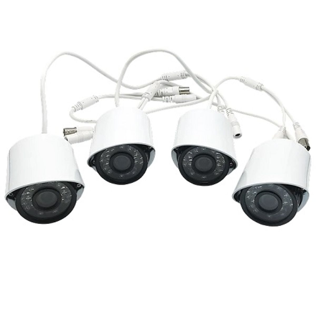 GENERICO - Kit CCTV con 4 Cámaras Full AHD 1080p P2P