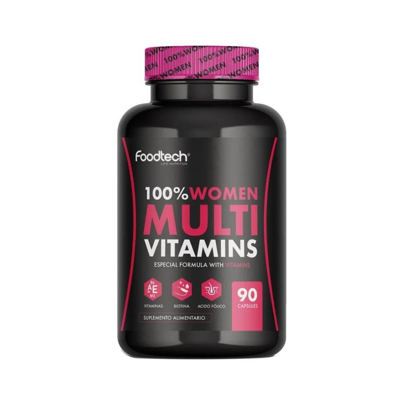 FOODTECH - Foodtech 100% Women Multivitamins 90 capsulas