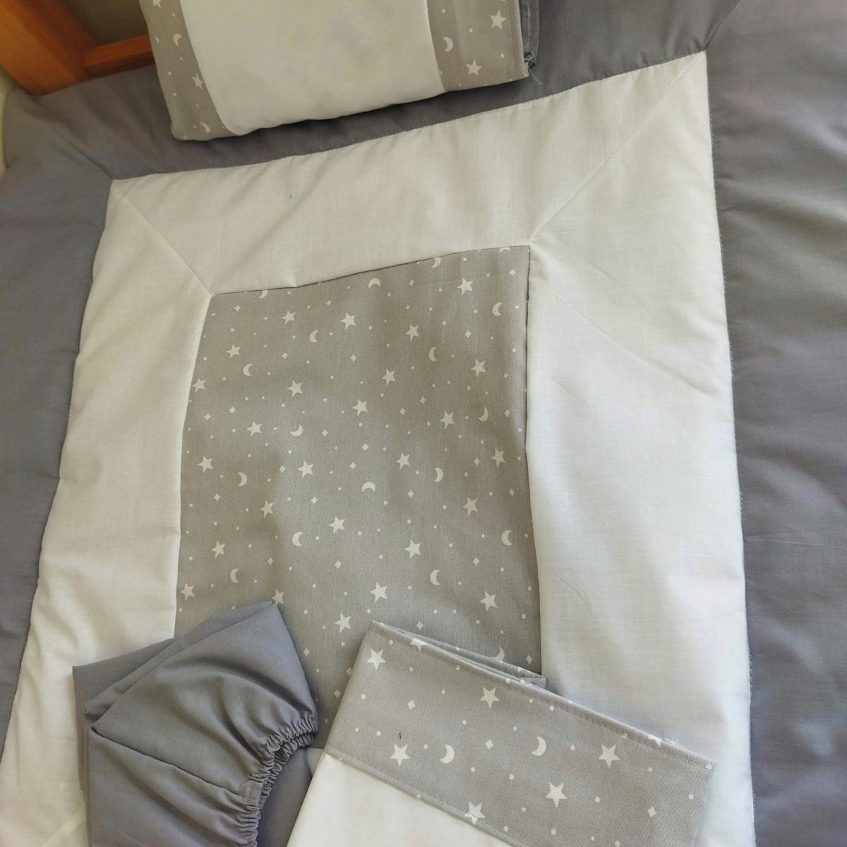 GENERICO - Juego de sabana mas cobertor cuna colecho bebe