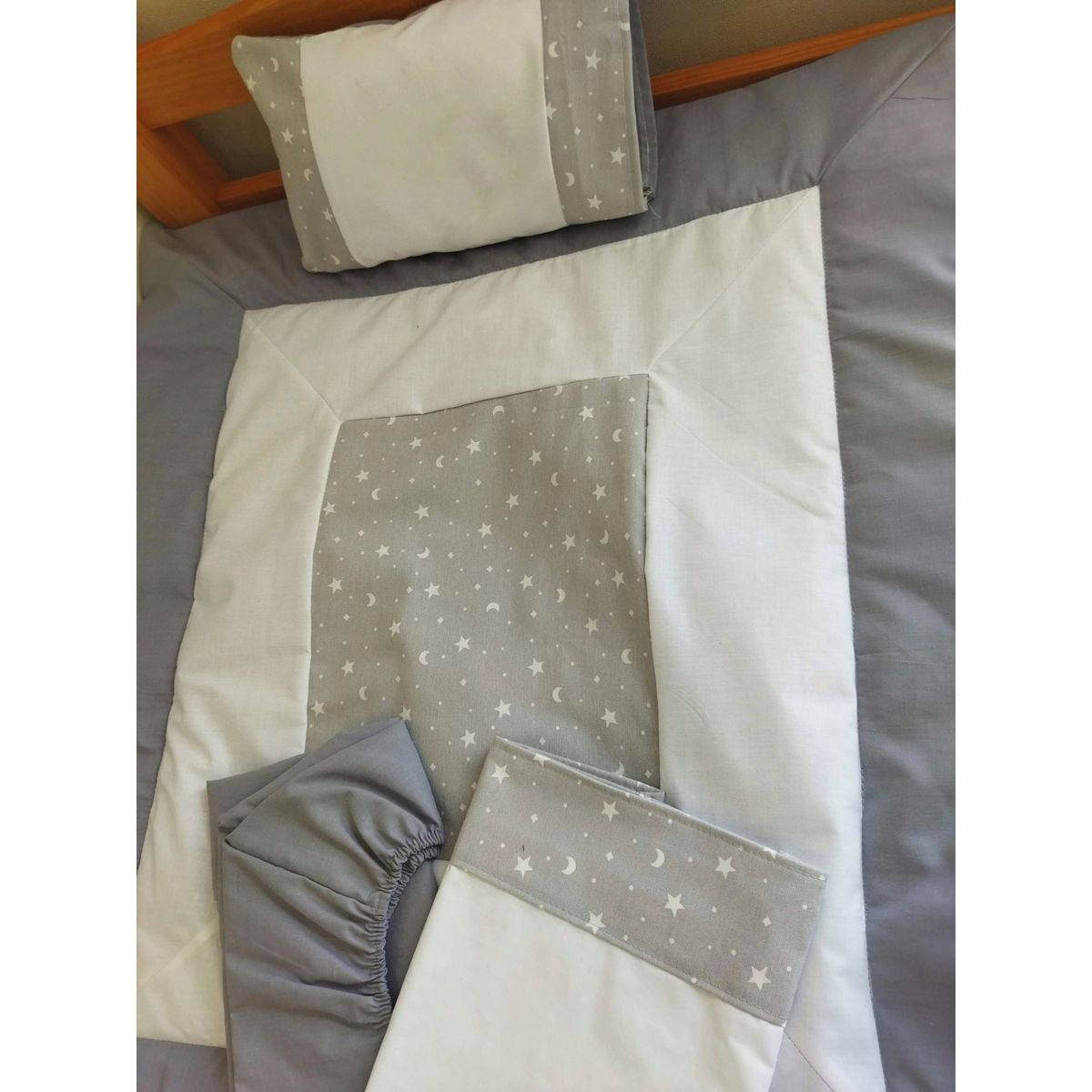 GENERICO - Juego de sabana mas cobertor cuna colecho bebe