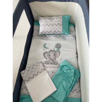 Imagen 2 del producto Juego de sabana mas cobertor cuna colecho bebe