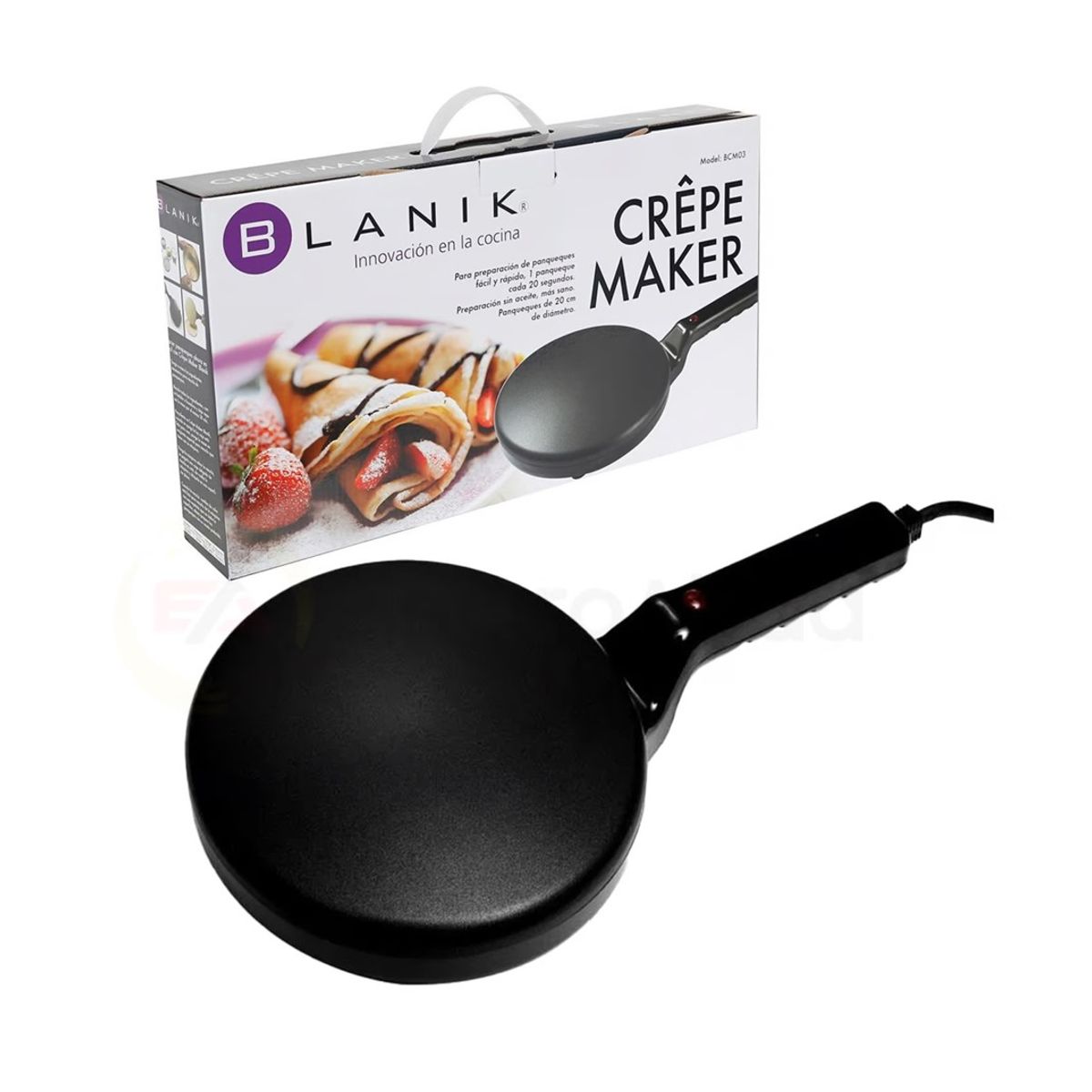 BLANIK - MAQUINA PARA HACER CREPES ELECTRICA BLANIK BCM03