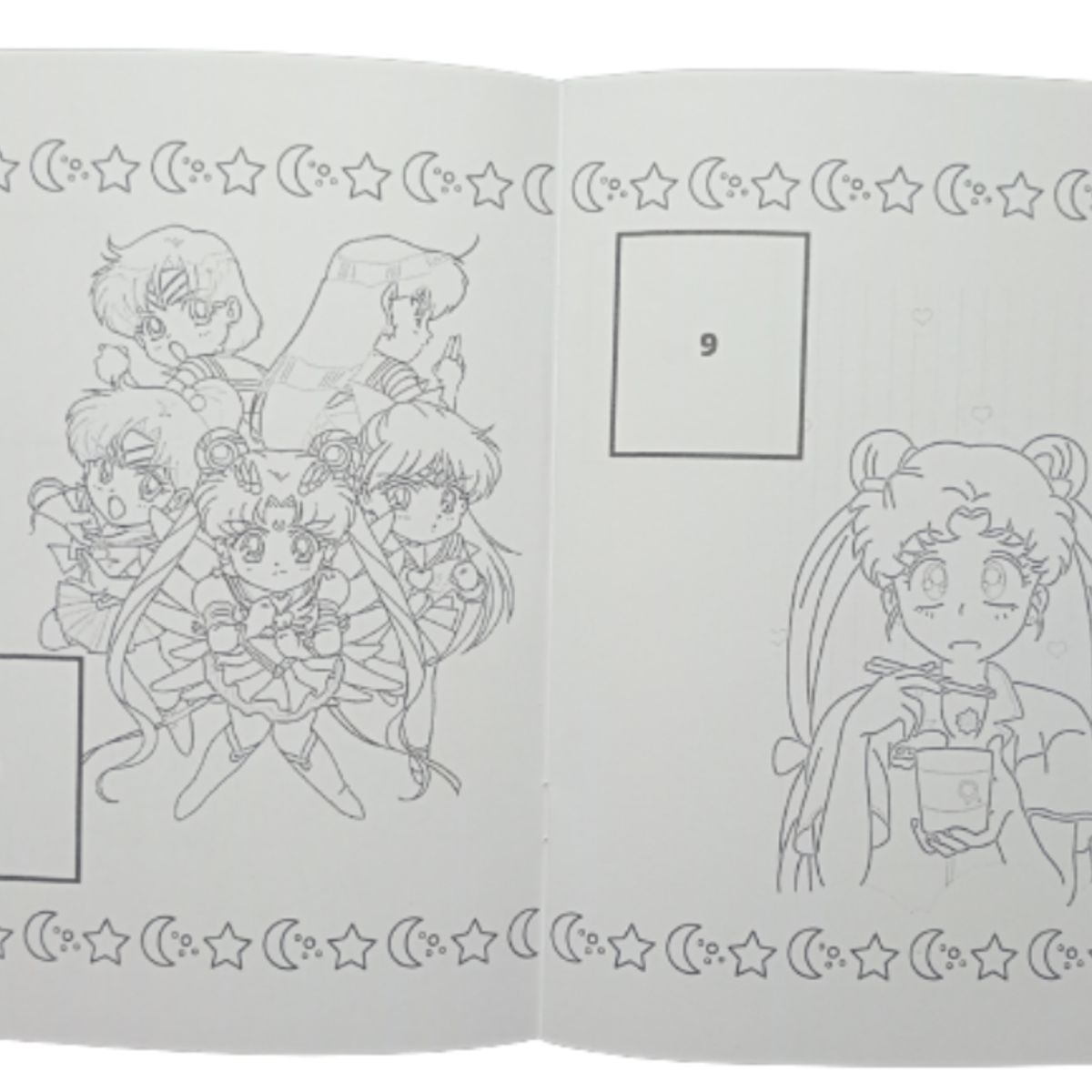 GENERICO - Libro Para Pintar Sailor Moon con stickers