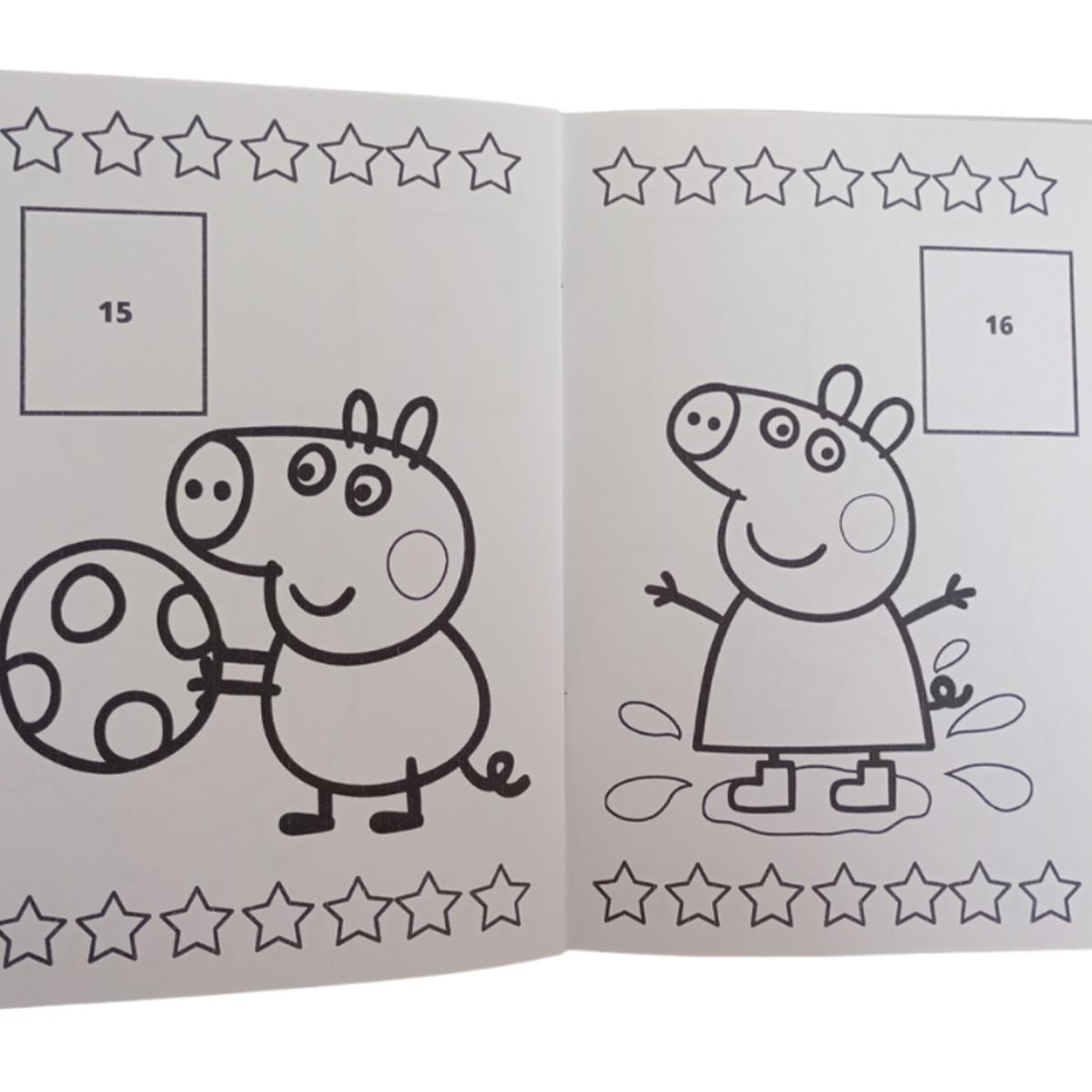 GENERICO - Libro para pintar Peppa Pig con stickers