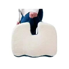 GENERICO - Cojín Asiento De Coche Ergonómico Ortopédico Silla