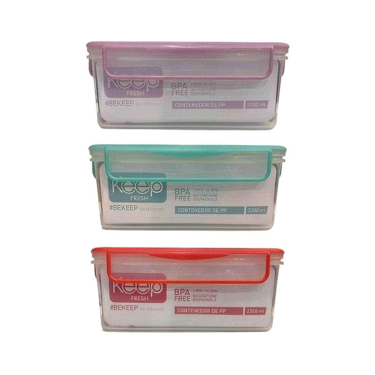 KEEP - HERMETICO PP 2300 ML RECTANGULAR