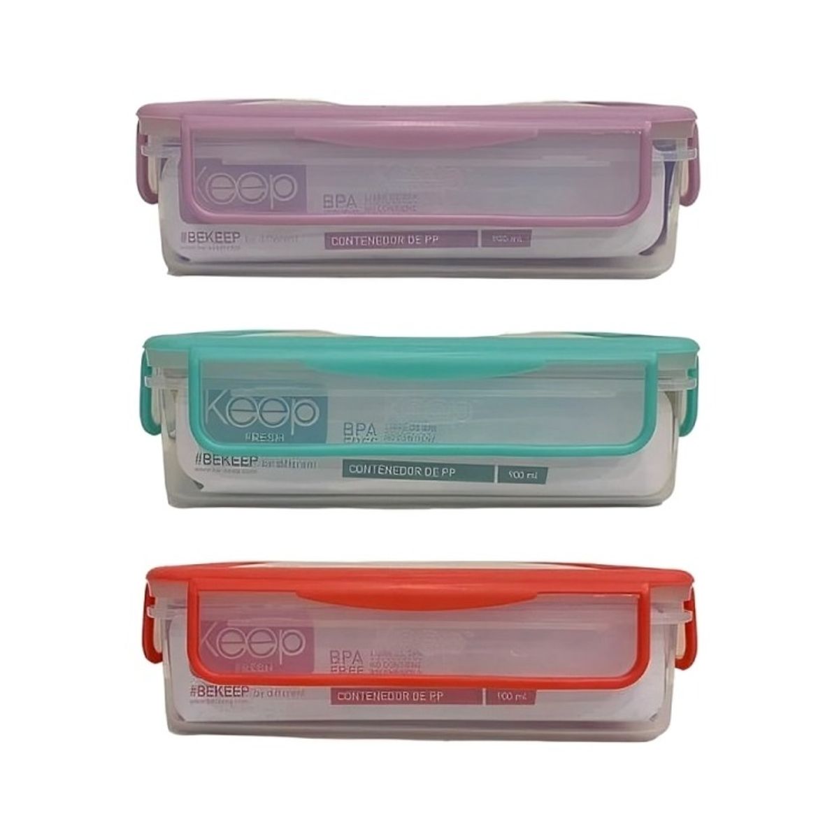 KEEP - HERMETICO PP 900ML RECTANGULAR