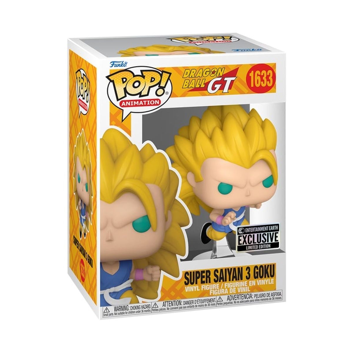 FUNKO - Funko Pop Dragon Ball GT Super Saiyan 3 Goku 1633 Exclusivo