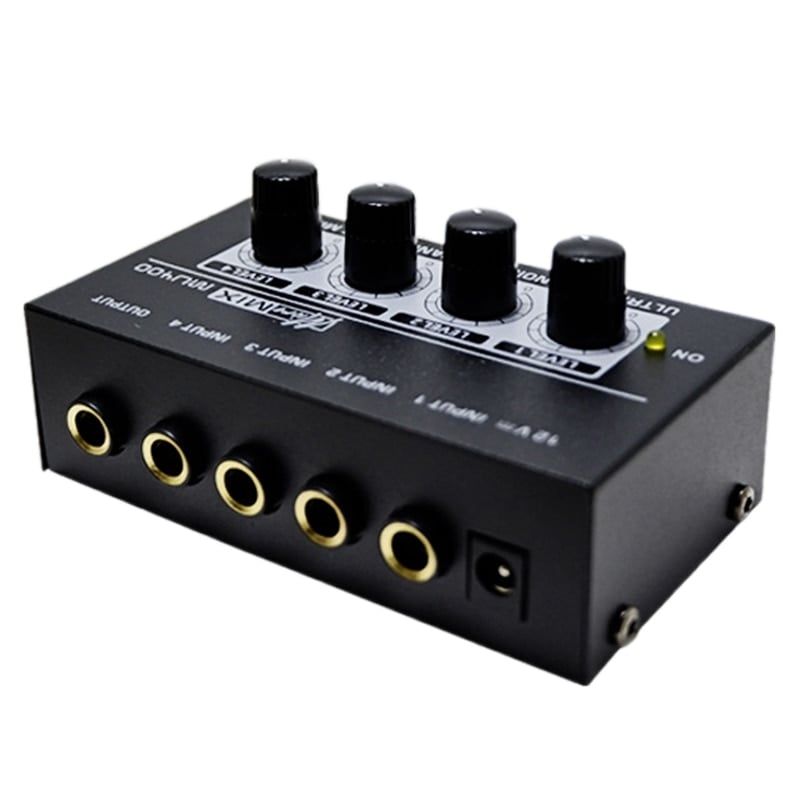 GENERICO - Mini Mixer 4 Canales MU400 Genérico