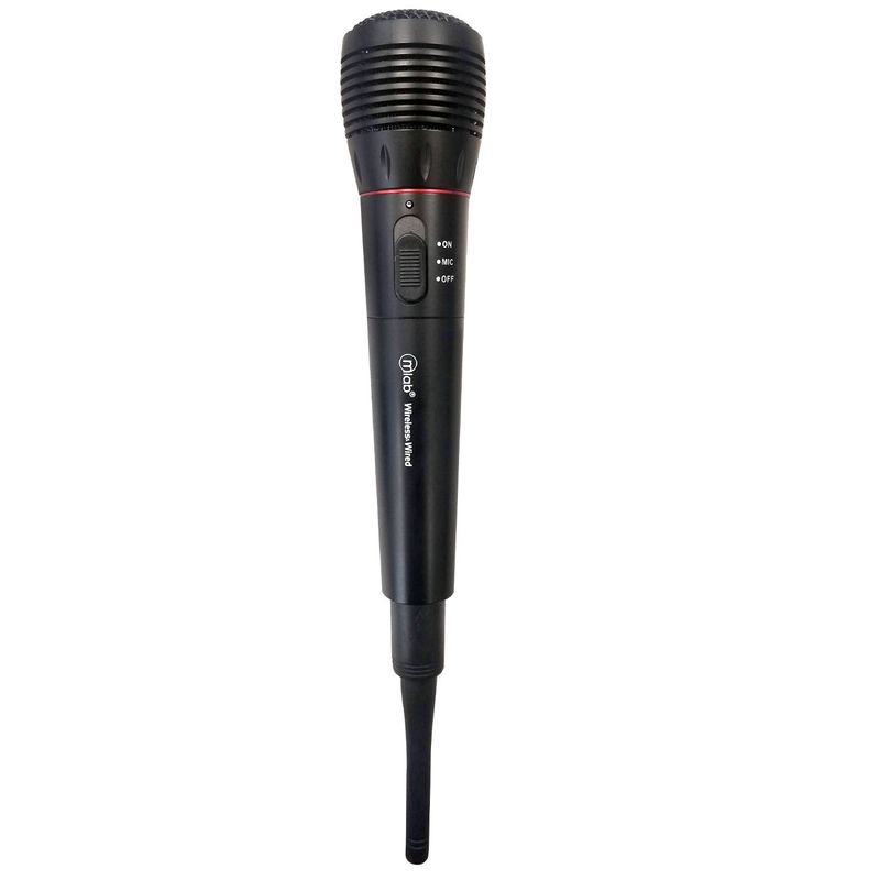 MLAB - Mlab 8773- Micrófono Dual Inalambrico y con Cable