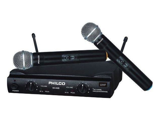 Set Microfonos Inalambricos UHF WU-828